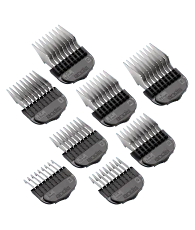 8-Piece Stainless-Steel Comb Set