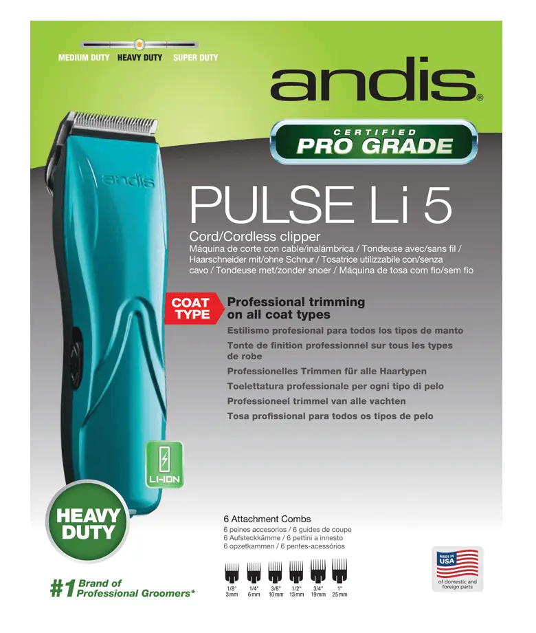 Pulse Li 5 Cord/Cordless Clipper