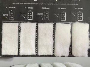 Hair Length Sample Chart