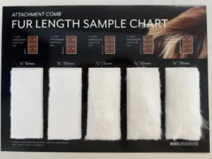 FUR LENGTH SAMPLE CHART